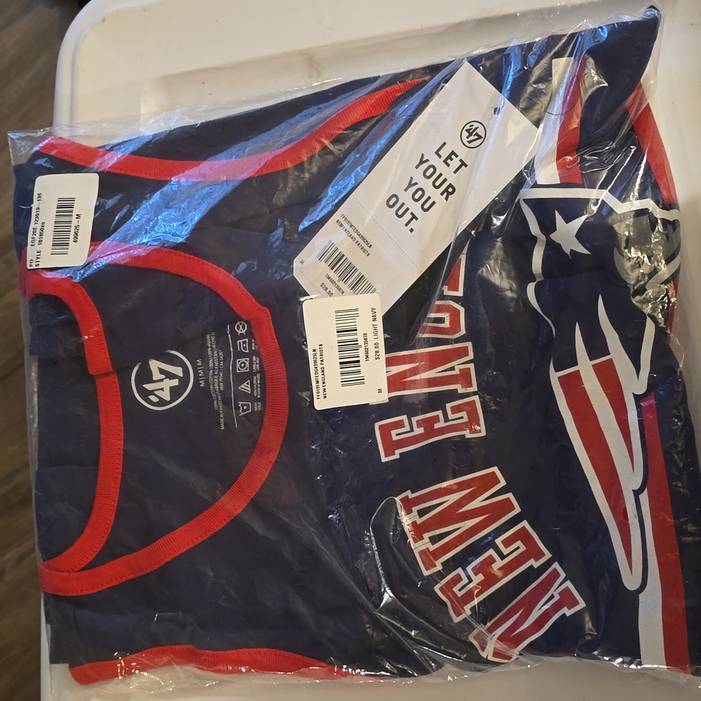 New England Patriots tank top